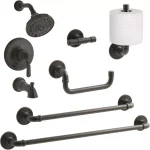 KOHLER Worth 24 in. Single Towel Bar in Oil-Rubbed Bronze thumbnail 3