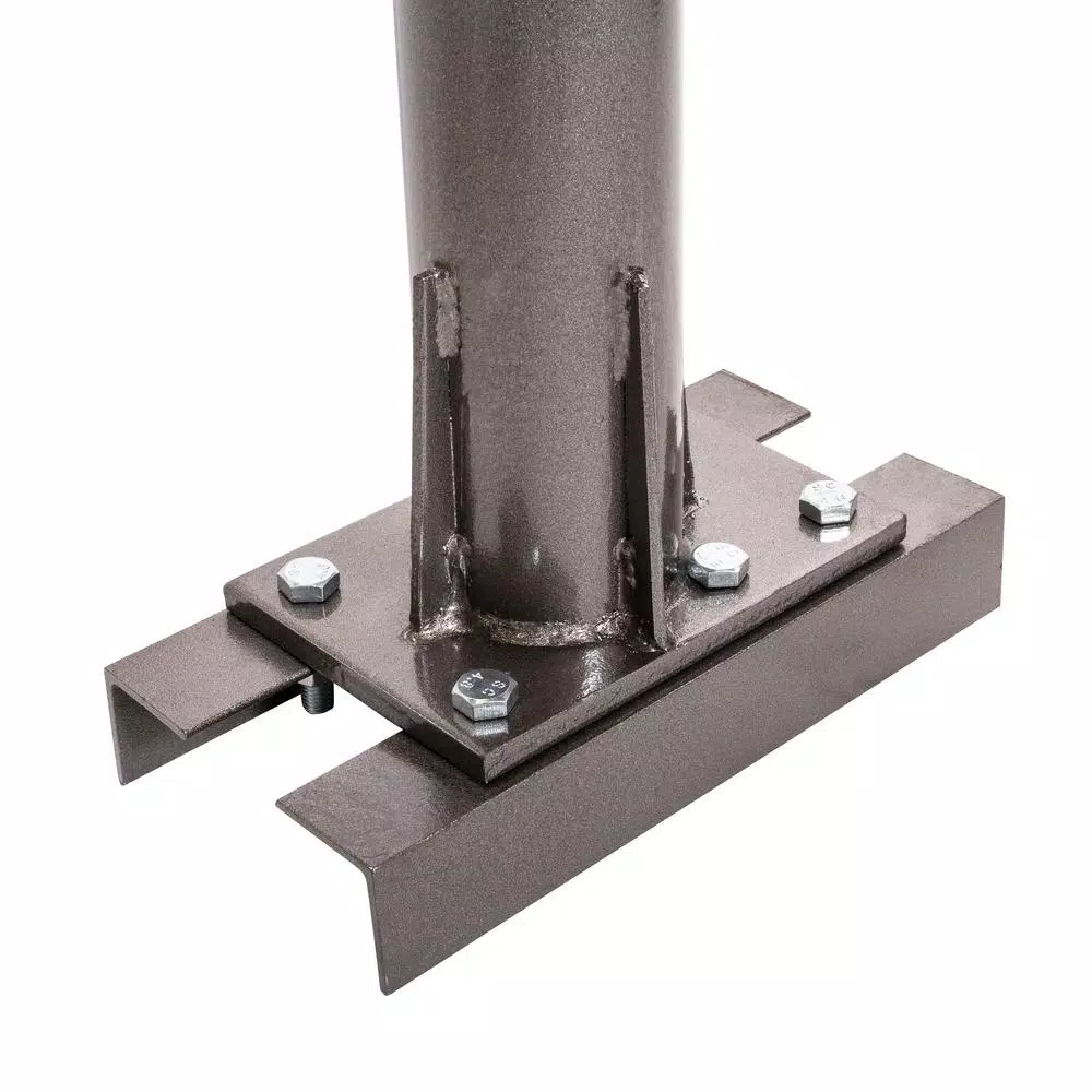 Stark 1100 lbs. Capacity Pickup Truck Hitch Mounted Crane with Hydraulic Lift and Hand Winch