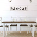 Pinnacle Rustic White Farmhouse Tin Enamel Decorative Wall Sign, 38 in. x 11.25 in. thumbnail 1