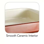 Tramontina Style Ceramica 14x10 in. Aluminum Roasting Pan, Metallic Copper thumbnail 3