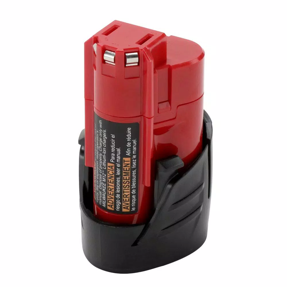 Milwaukee M12 REDLITHIUM 12V 1.5Ah Compact Lithium-Ion Battery Pack (2-Pack)