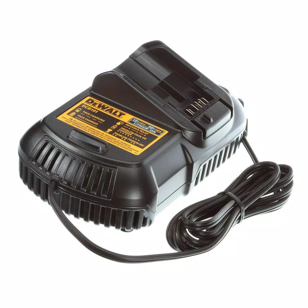 DEWALT 20V MAX Cordless 1/2 in. Impact Wrench Kit with (2) 4 Ah Batteries, Charger, and Case