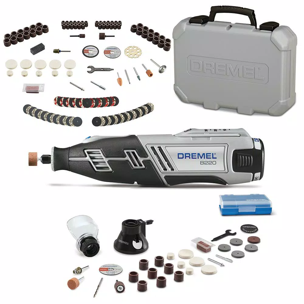 Dremel 8220 12V MAX Cordless Rotary Tool Kit with 158-Piece Accessory Set