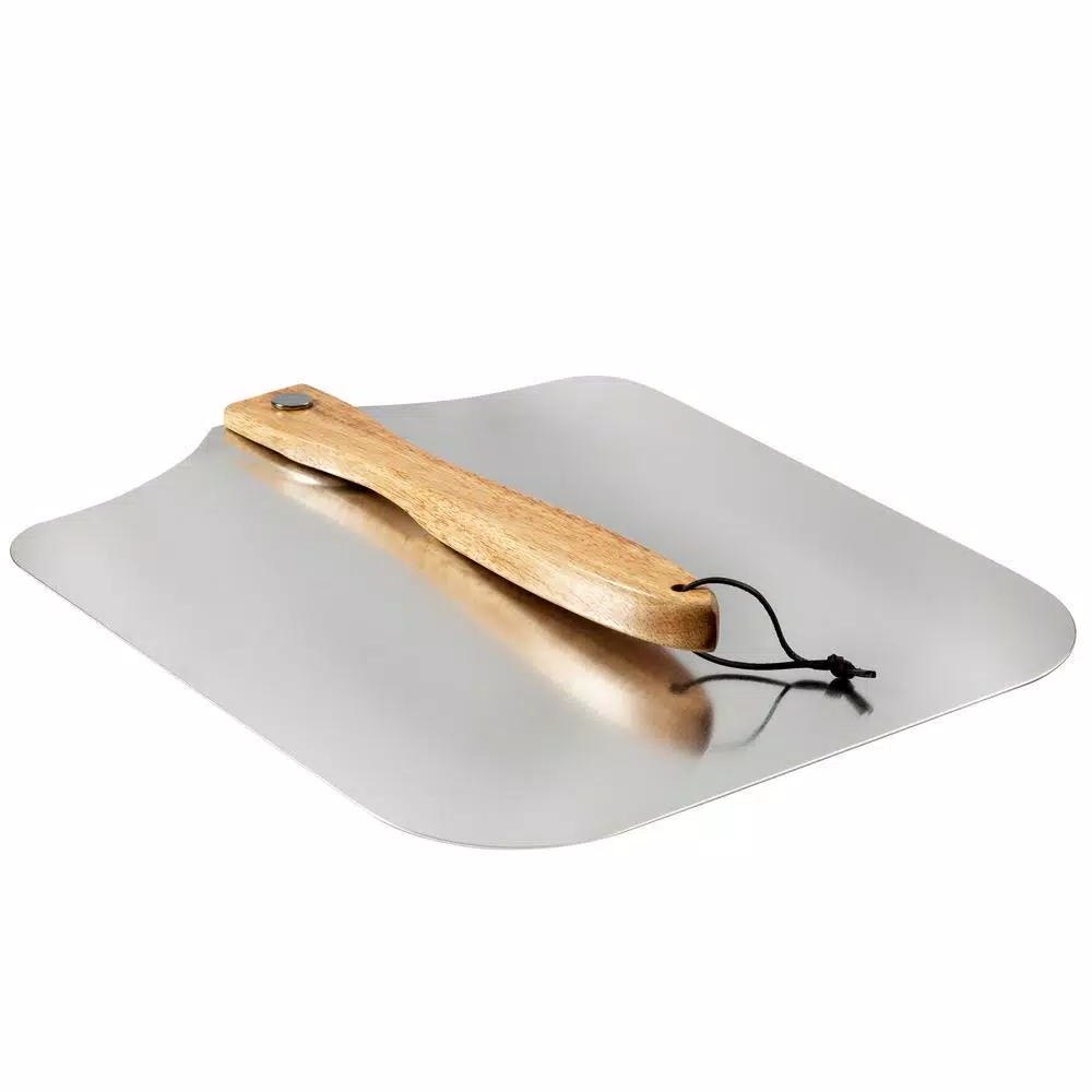 Honey-Can-Do 14 in. x 16 in. Aluminum Foldable Pizza Peel with Wood Handle