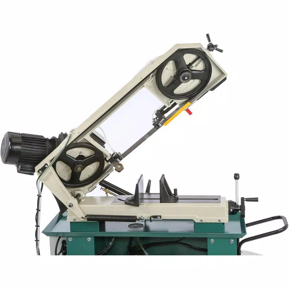 Grizzly Industrial 7 in. x 12 in. Geared Head Metal-Cutting Horizontal Bandsaw with 1.5 HP Motor