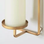 Home Decorators Collection Gold Metal Wall Sconce Candle Holder Set of 2 thumbnail 5