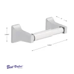 Best Value Ventura Chrome Toilet Paper Holder, Zinc Die-Cast Wall Mount thumbnail 4