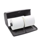 Alpine Industries Double Roll Toilet Paper Dispenser, Gray ABS Plastic thumbnail 2