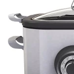 BLACK+DECKER BLACK + DECKER 6.5 Quart Stainless Steel Multicooker and Slow Cooker thumbnail 4