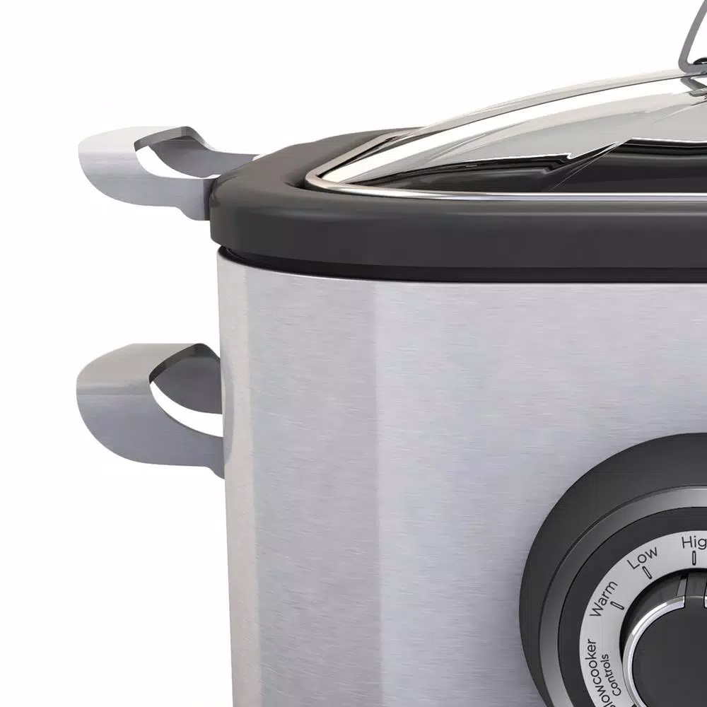 BLACK+DECKER BLACK + DECKER 6.5 Quart Stainless Steel Multicooker and Slow Cooker