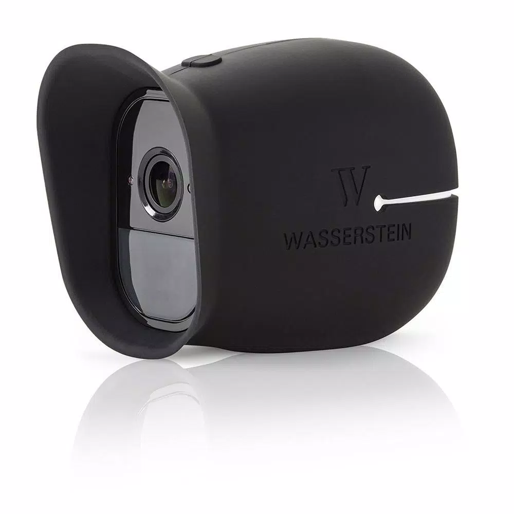 Wasserstein Silicone Skins for Arlo Pro and Pro 2 - Protective Camera Covers (3-Pack, Black/Brown/Gray)
