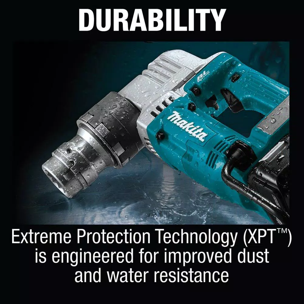 Makita 18V X2 LXT Brushless Cordless Shear Wrench Kit with 5.0 Ah Batteries and Dual Port Rapid Charger