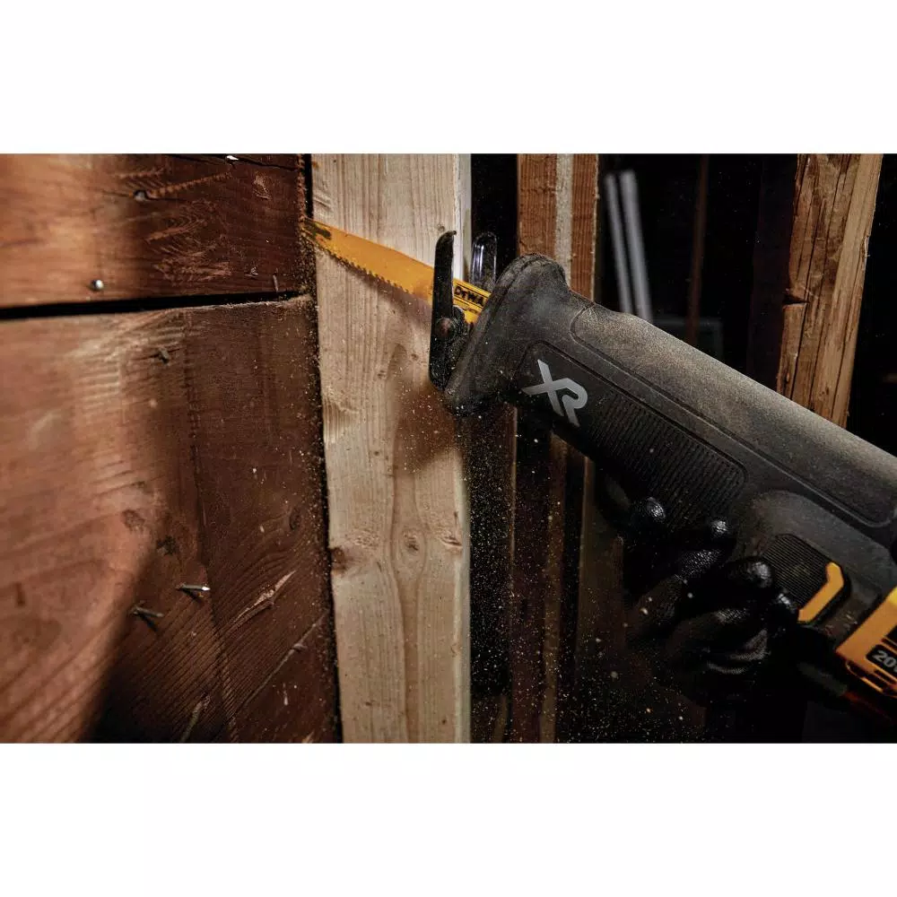 DEWALT 6 in. 6 TPI Bi-Metal Taper Back Reciprocating Saw Blade, 5-Pack