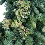 VAN ZYVERDEN 20 in. Fresh Cut Pacific Northwest Juniper and Noble Fir Christmas Wreath thumbnail 3