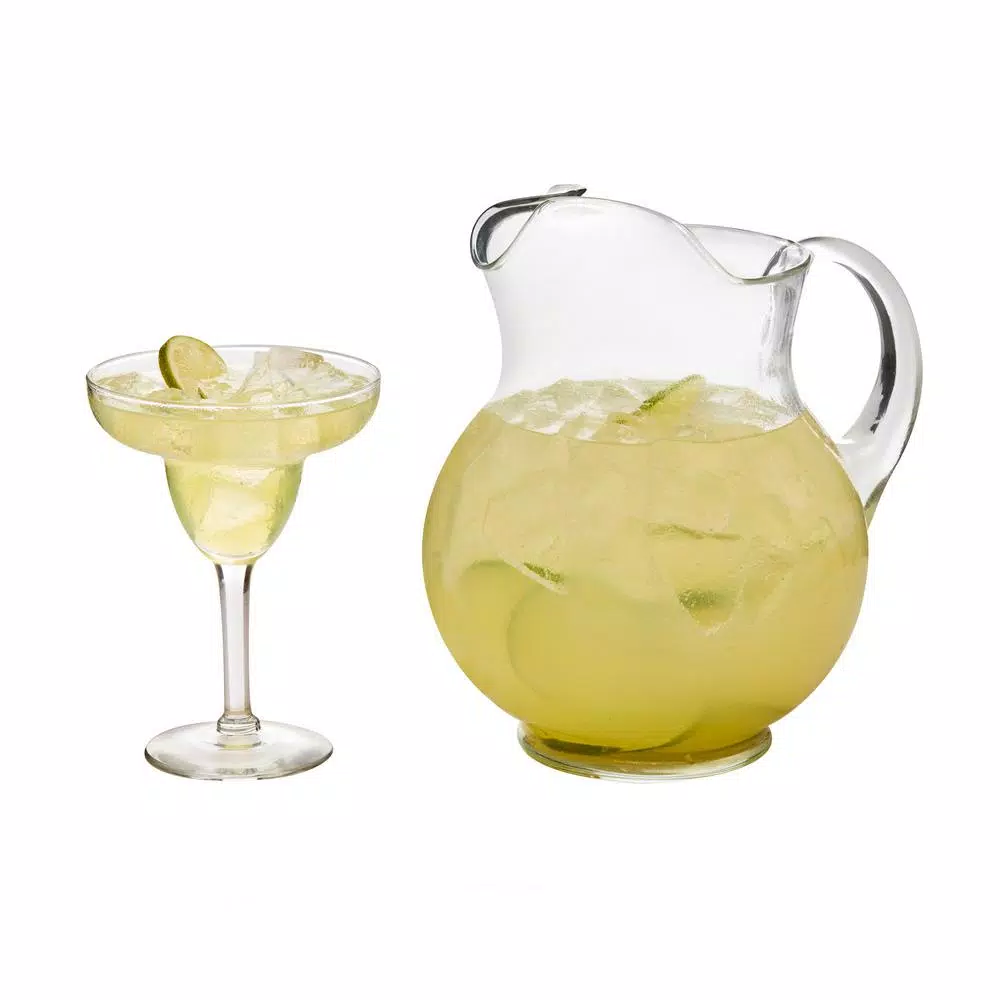 Libbey Cancun 7-Piece Margarita Glass Entertainment Set with 89 oz. Pitcher