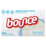 Bounce Free and Gentle Unscented Dryer Sheets, 160-Count thumbnail 1