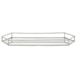 Kate and Laurel Felicia Silver Decorative Mirrored Metal Accent Tray thumbnail 2