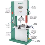 Grizzly Industrial 24-Inch Industrial Vertical Bandsaw, 5 HP, 220V Single-Phase thumbnail 2