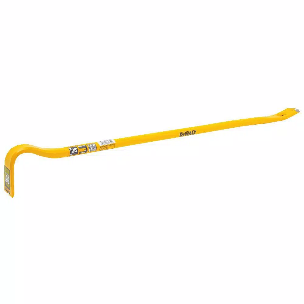 DEWALT 24 in. Wrecking Bar Pry Bar with Tri-Lobe Design