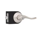 Kwikset Avalon Satin Nickel Entry Door Lever with SmartKey Security thumbnail 5