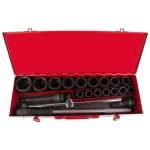 Steelman PRO 20-Piece 3/4 in. Drive Metric Heavy-Duty Ratchet and Impact Socket Set thumbnail 3