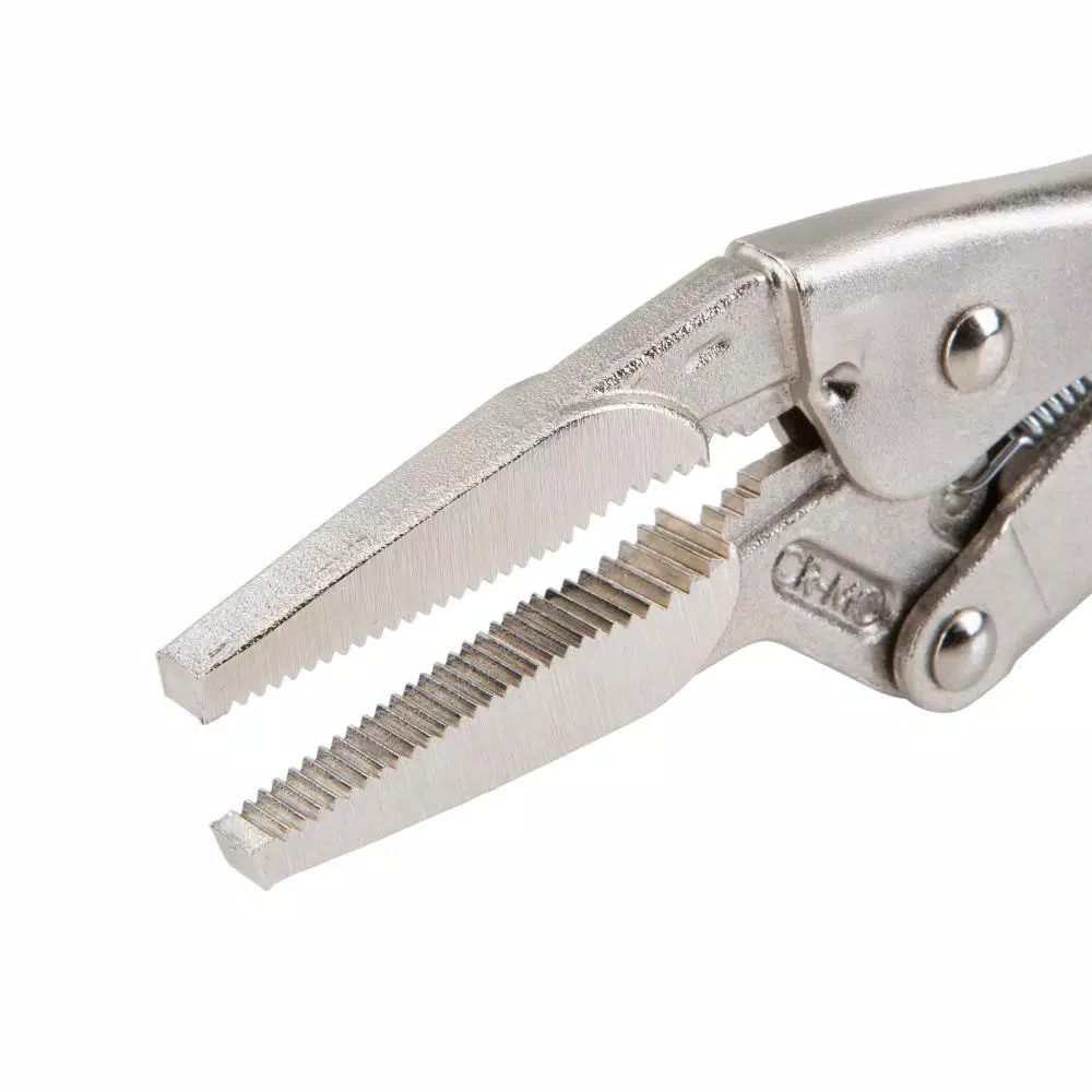 TEKTON 6 in. Long Nose Locking Pliers, 4-Pack