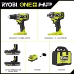 RYOBI 18V ONE+ HP Brushless 2-Tool Combo Kit: 1/2 in. Drill/Driver and 1/4 in. Impact Driver with (2) 2.0 Ah Batteries thumbnail 2