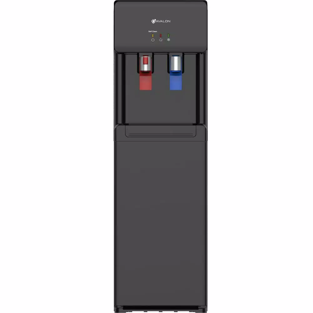 Avalon Self-Cleaning Bottleless Water Cooler Dispenser with Hot/Cold Water, Black