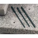 DEWALT 3-Piece Rotary Masonry Bit Set with Carbide Tips and 1/4 in. Hex Shank thumbnail 2