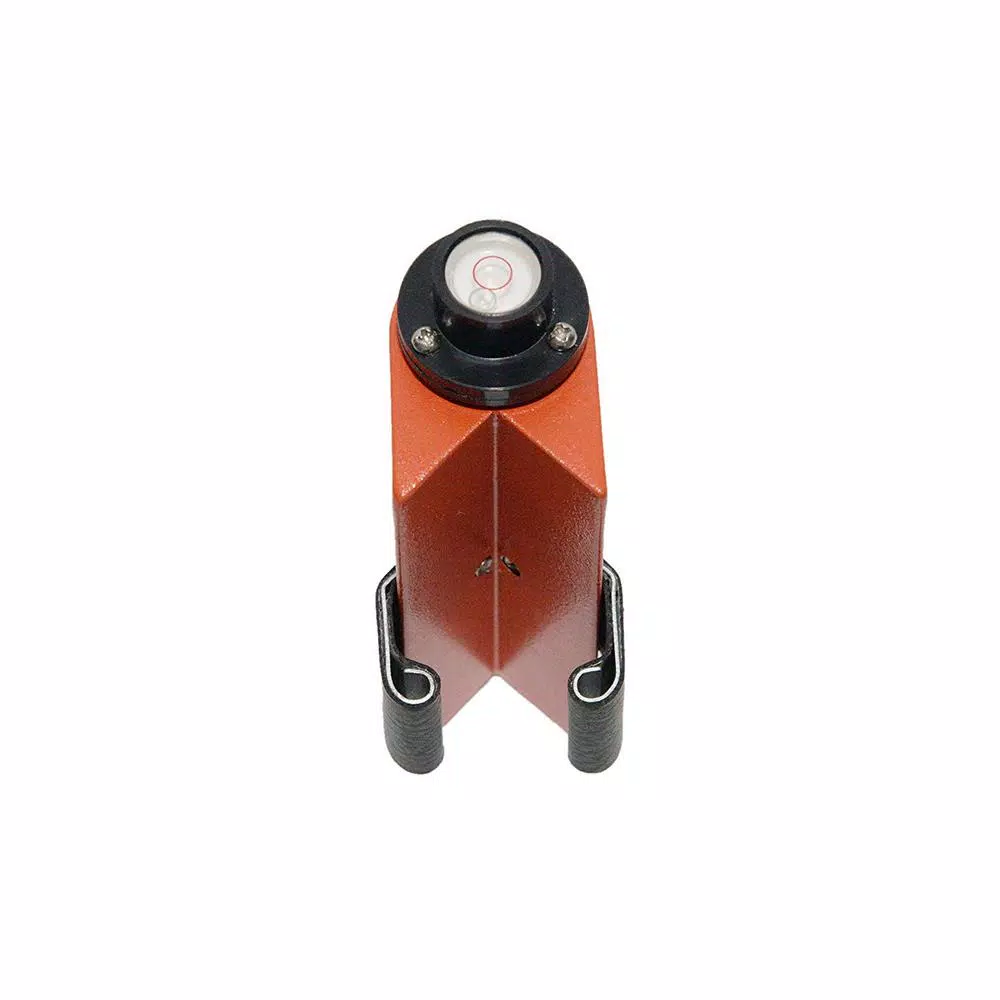 AdirPro Snap On Grade Rod Level, Aluminum Construction, Fits 1 in. to 1.25 in. Rods