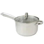 Oster Sangerfield 3-Piece Stainless Steel Deep Fryer Set, 4 Qt. with Lid and Basket thumbnail 3