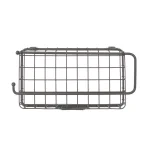 Spectrum Vintage Living Wall Mount Basket with Paper Towel Holder, Industrial Gray Steel thumbnail 5