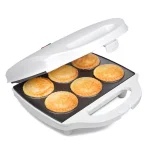 CucinaPro 980W Mini Pie and Quiche Baker, Non-Stick Electric Dessert Specialty Appliance, White thumbnail 4