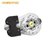 POWERTEC Universal Router Plate with Reversible Fence Kit for Edge Routing and Template Work thumbnail 3