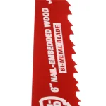 DIABLO Bi-Metal Reciprocating Saw Blade Set for Nail-Embedded Wood and Metal Cutting, 6-Piece thumbnail 6