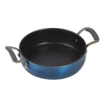 Epicurious 3 Qt. Hard-Anodized Aluminum Nonstick Saute Pan with Glass Lid, Blue thumbnail 2