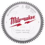 Milwaukee 9 in. 72T Carbide Teeth Aluminum and Metal Cutting Circular Saw Blade thumbnail 1