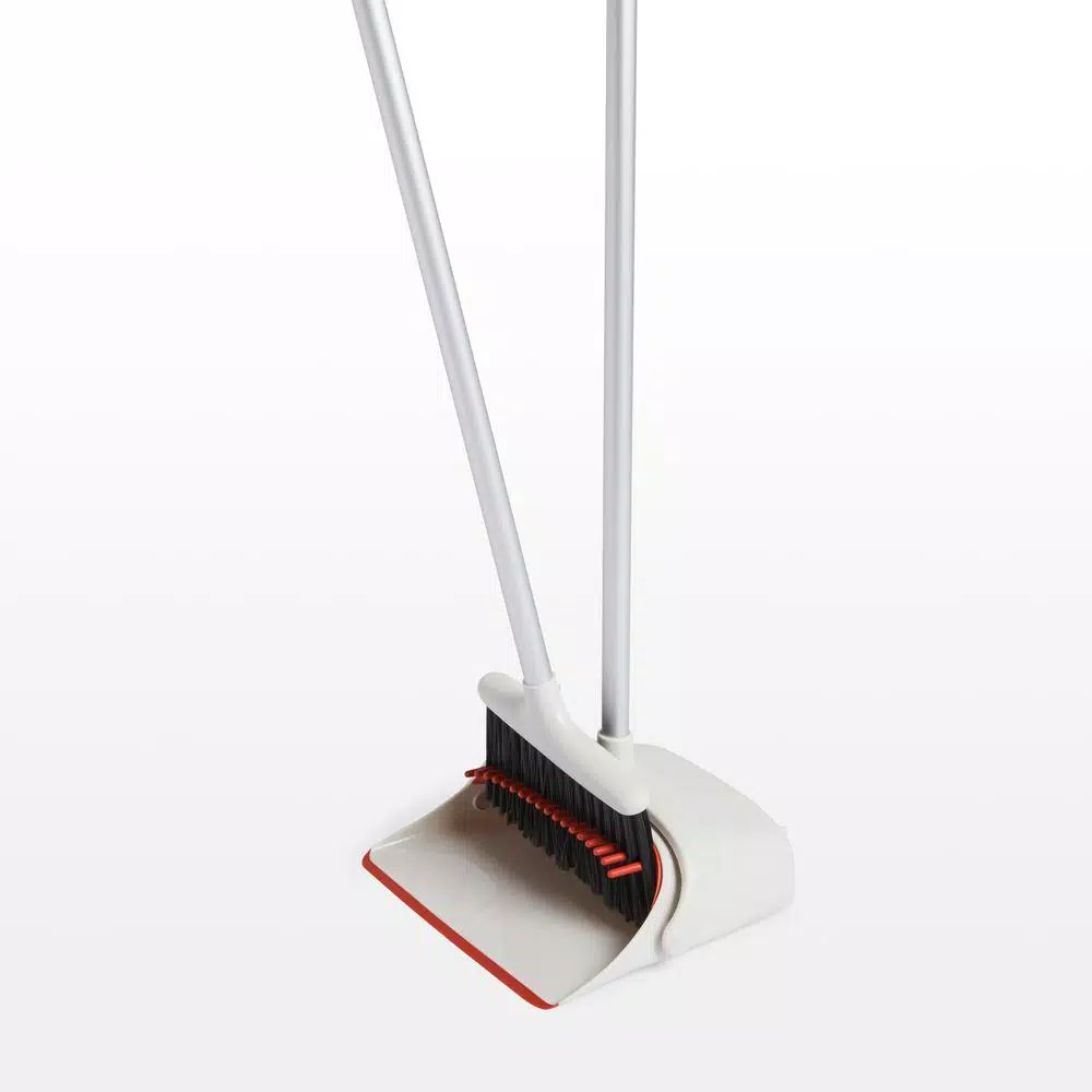 OXO Good Grips Upright Sweep Set, Broom and Dustpan with Compact Storage
