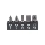 Klein Tools 1/4 in. Drive Mini Ratchet 6-Piece Set with Screwdriver Bits and Nut Drivers thumbnail 10