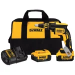 DEWALT 20V MAX XR Brushless Cordless Drywall Screw Gun Kit with (2) 4.0 Ah Batteries & Charger thumbnail 1