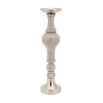 IMAX Trisha Yearwood Nightingale Mango Wood Hurricane Candle Holder Set of 3, Gray thumbnail 5