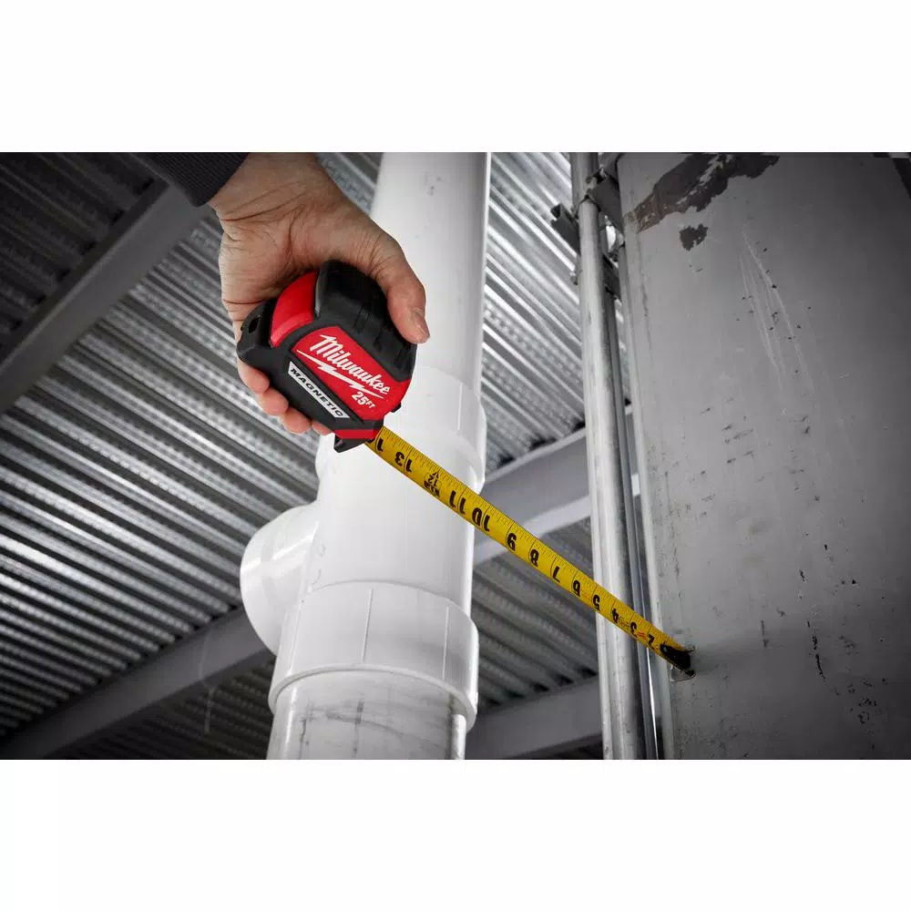 Milwaukee 16 ft. Premium Magnetic Tape Measure with 9 ft. Standout