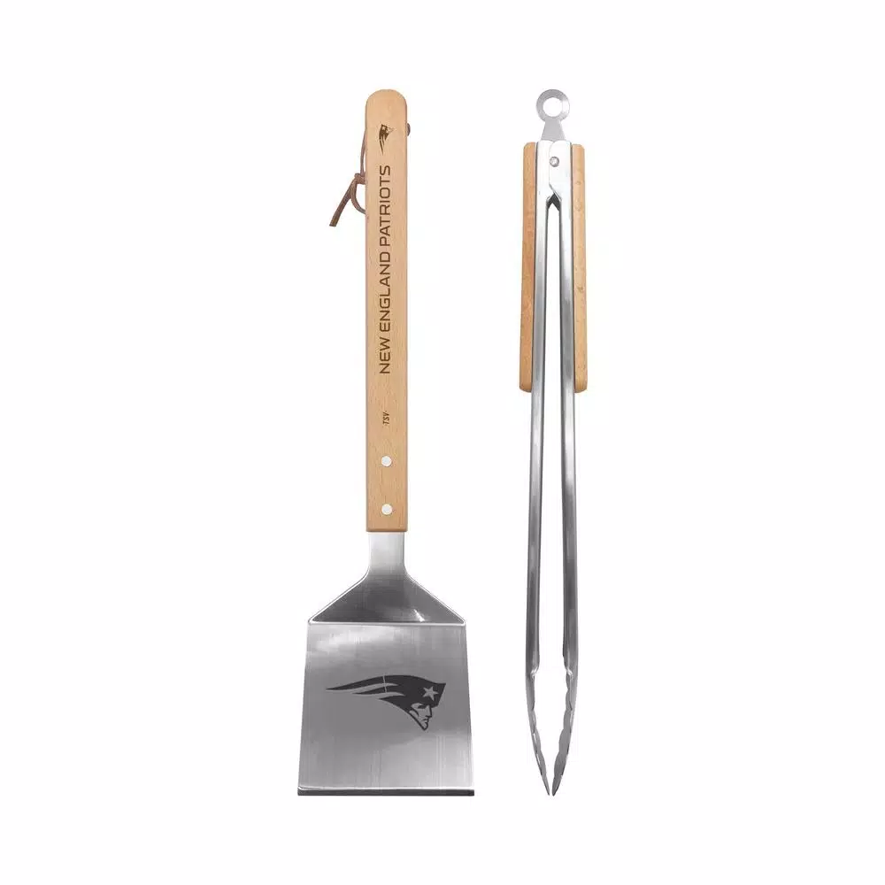 sportsvault The Sports Vault New England Patriots 2-Piece BBQ Utensil Set