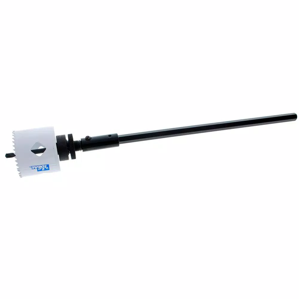 Ideal 19-Piece Bi-Metal Hole Saw Kit with Arbors and Extension - M42 Cobalt Steel