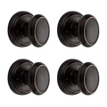 Baldwin Prestige Carnaby Venetian Bronze Passage Door Knob (4-Pack) thumbnail 1