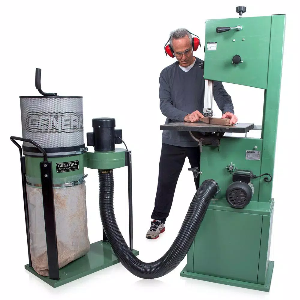 General International 1 HP Dust Collector with 1 Micron Canister Filter