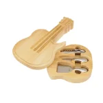 Legacy Picnic Time Guitar Cheese Board and Tool Set with Bamboo Inlays thumbnail 1