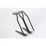 DI PRIMA USA Venetian Phantom Edition Tabletop Wine Rack - 2 Bottle & 2 Glass Capacity - Solid Steel thumbnail 3