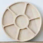 Noritake Hammock Wood 16 in. Divided Serving Dish, Blonde Natural Wood thumbnail 6