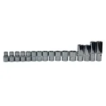 Best Value 21-Piece 1/2 in. Metric Socket Set with Ratchet, Extension Bar, and Blow Mold Case thumbnail 2